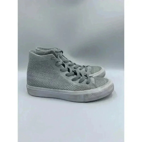 Converse Chuck Taylor All Star Flyknit Hi Top 156735C Gray 4 Men Women 6 - Picture 3 of 8